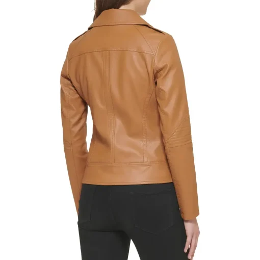 womens-brown-faux-leather-slim-fit-moto-jacket