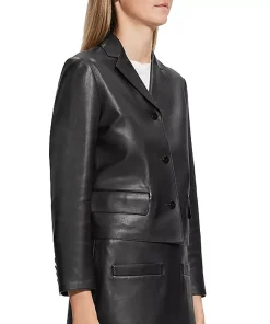womens-button-up-black-faux-leather-cropped-jacket