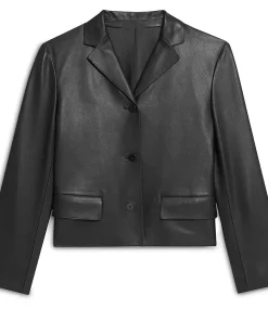 womens-button-up-black-faux-leather-cropped-jacket