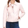 womens-classic-light-pink-faux-leather-jacket