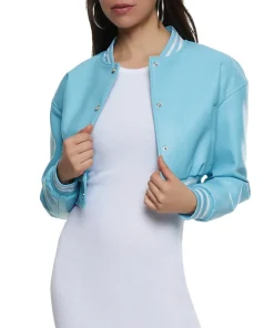 womens-cropped-light-blue-faux-leather-bomber-jacket
