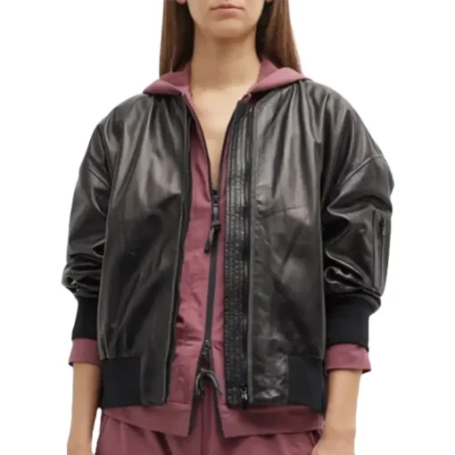 womens-designer-black-faux-leather-jacket