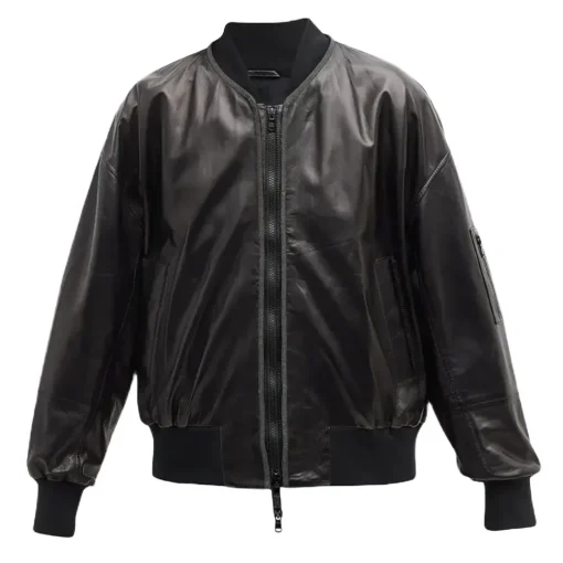 womens-designer-black-faux-leather-jacket