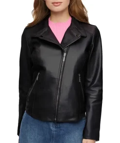 womens-elegant-black-faux-leather-moto-jacket