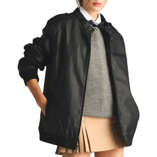 womens-iconic-black-faux-leather-racer-bomber-jacket