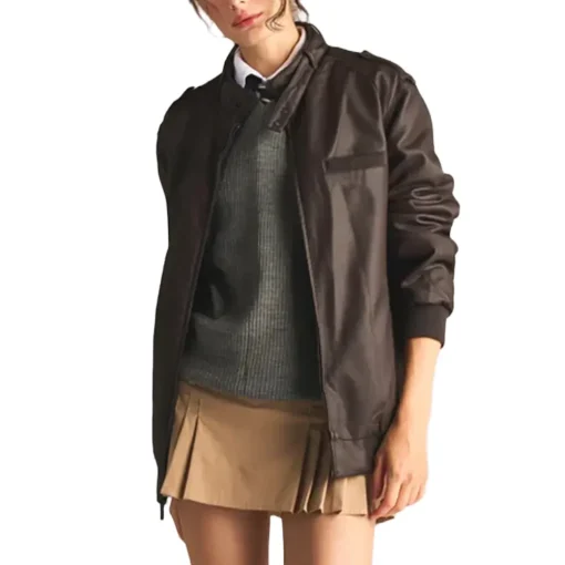 womens-iconic-brown-faux-leather-racer-bomber-jacket