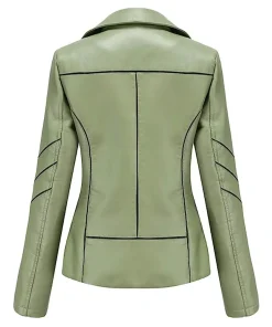 womens-lace-lines-green-faux-leather-jacket