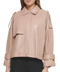 womens-light-brown-faux-leather-jacket