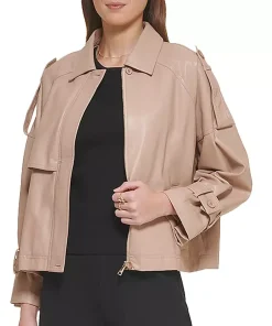 womens-light-brown-faux-leather-jacket