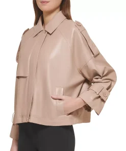womens-light-brown-faux-leather-jacket