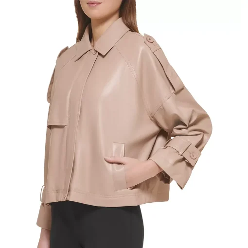 womens-light-brown-faux-leather-jacket