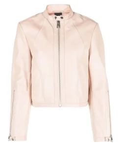 womens-light-pink-fitted-faux-leather-jacket