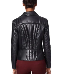 womens-long-collar-black-faux-leather-biker-jacket