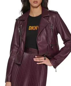 womens-maroon-faux-leather-moto-jacket