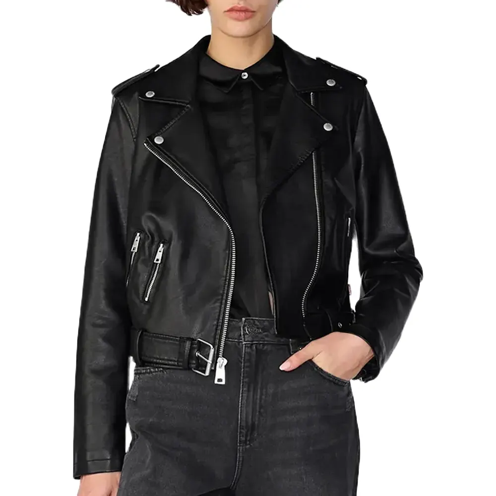 womens-moto-black-belted-faux-leather-jacket-1 womens-moto-black-belted-faux-leather-jacket