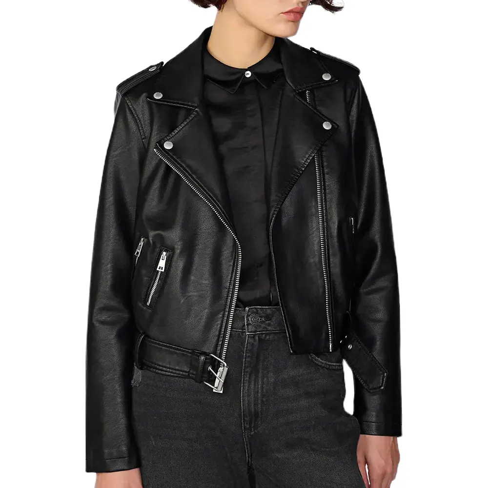 womens-moto-black-belted-faux-leather-jacket-2 womens-moto-black-belted-faux-leather-jacket