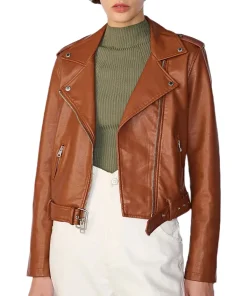 womens-moto-brown-belted-faux-leather-jacket