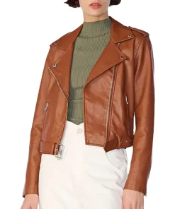 womens-moto-brown-belted-faux-leather-jacket