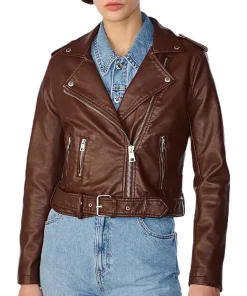 womens-moto-chocolate-brown-belted-faux-leather-jacket