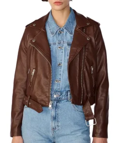womens-moto-chocolate-brown-belted-faux-leather-jacket