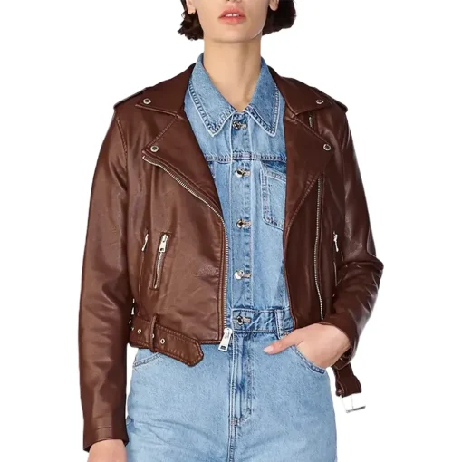 womens-moto-chocolate-brown-belted-faux-leather-jacket