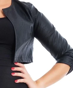 womens-open-front-black-faux-leather-cropped-jacket