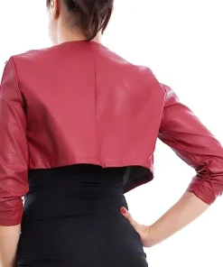 womens-open-front-maroon-faux-leather-cropped-jacket