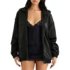 womens-oversize-black-faux-leather-bomber-jacket