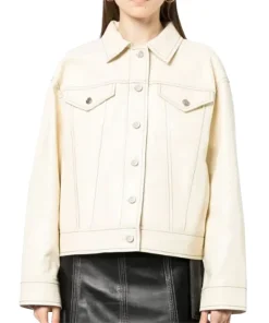 womens-oversized-cream-faux-leather-trucker-jacket