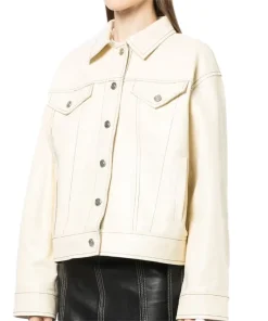 womens-oversized-cream-faux-leather-trucker-jacket