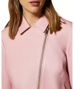 womens-pink-faux-leather-moto-jacket
