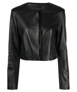 womens-round-collar-black-faux-leather-jacket