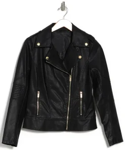womens-slim-fit-black-faux-leather-moto-jacket