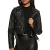 womens-solid-black-faux-leather-moto-jacket