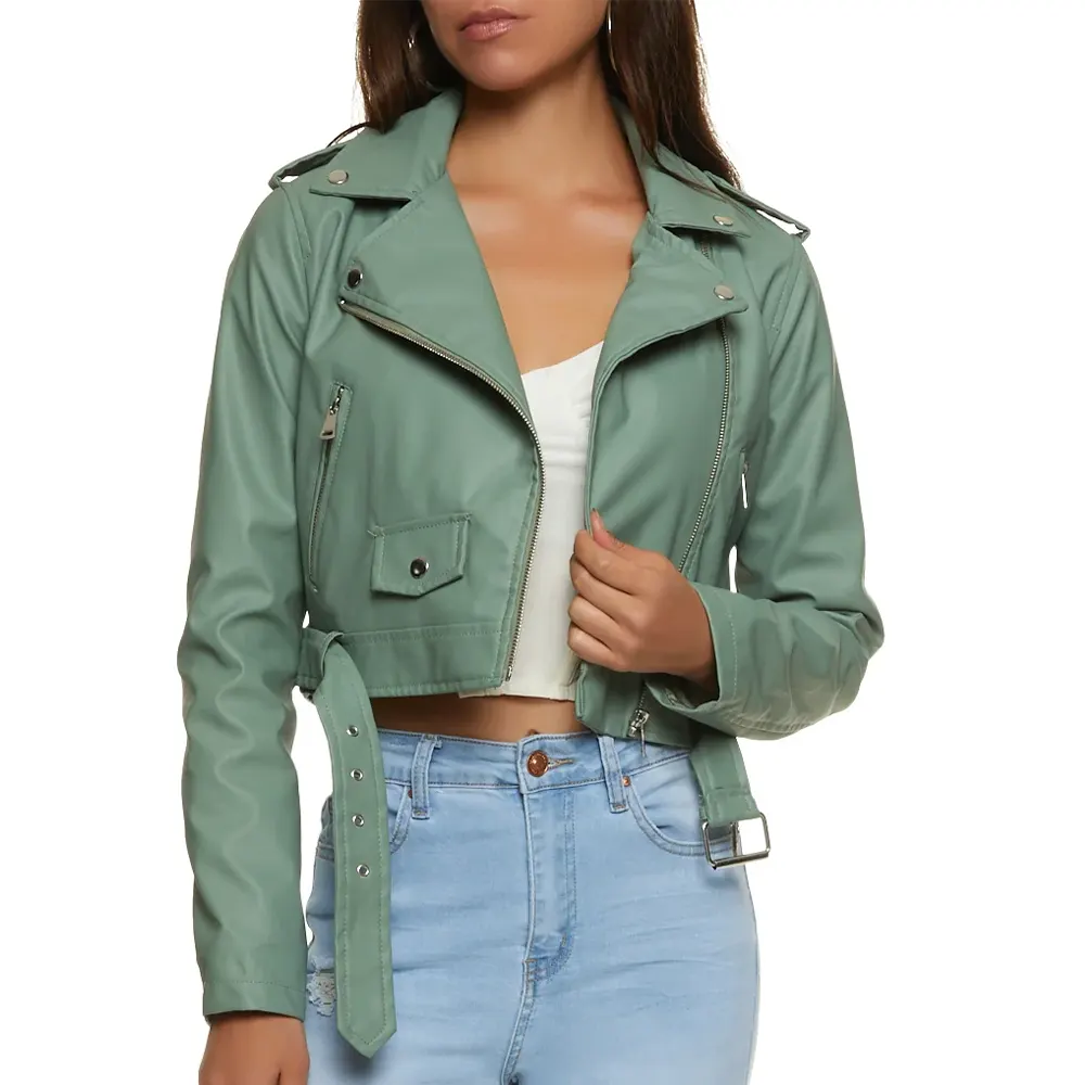 womens-solid-green-faux-leather-moto-jacket-1 womens-solid-green-faux-leather-moto-jacket