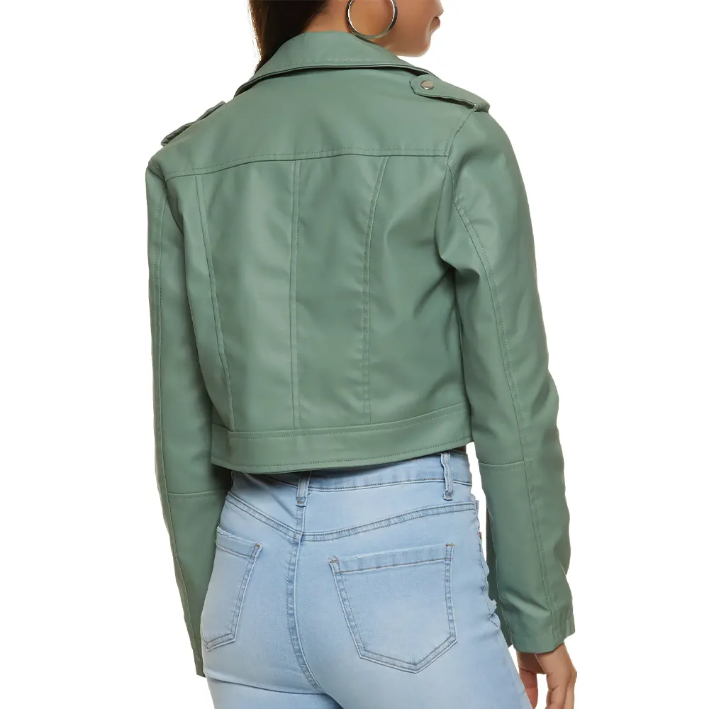 womens-solid-green-faux-leather-moto-jacket-3 womens-solid-green-faux-leather-moto-jacket