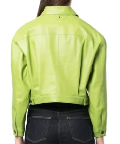 womens-spread-collar-green-faux-leather-jacket