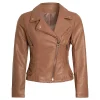 womens-tan-brown-faux-leather-biker-jacket