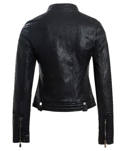 womens-vintage-black-faux-leather-jacket