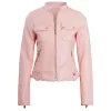 womens-vintage-pink-faux-leather-jacket