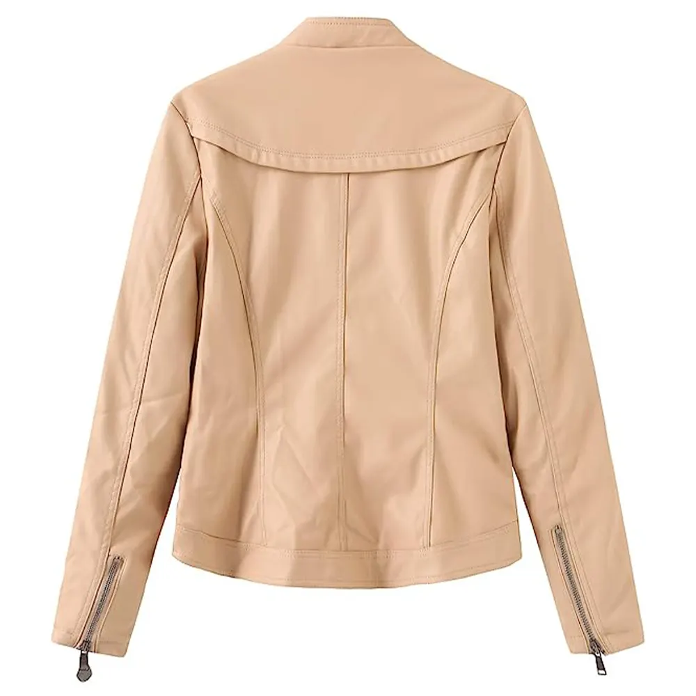womens-zip-up-beige-faux-leather-biker-jacket-2 womens-zip-up-beige-faux-leather-biker-jacket