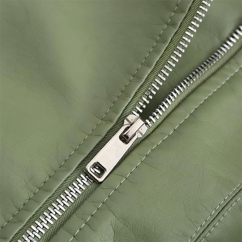 womens-zip-up-green-faux-leather-slim-fit-jacket-4 womens-zip-up-green-faux-leather-slim-fit-jacket