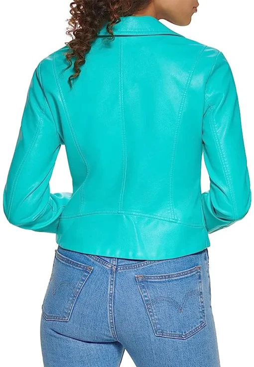 womens-asymmetrical-zipper-turquoise-faux-leather-jacket