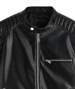 mens-band-collar-black-faux-leather-biker-jacket