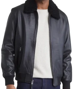 mens-black-faux-leather-bomber-jacket-with-shearling-collar