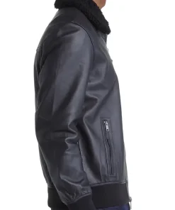 mens-black-faux-leather-bomber-jacket-with-shearling-collar