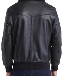 mens-black-faux-leather-bomber-jacket-with-shearling-collar