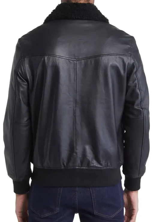 mens-black-faux-leather-bomber-jacket-with-shearling-collar