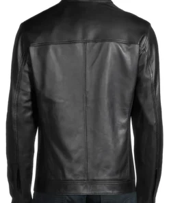 mens-black-zip-up-faux-leather-jacket