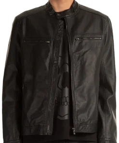 mens-iconic-faux-leather-black-biker-jacket